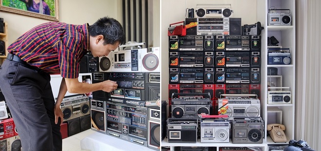 Bộ sưu tập 1.200 chiếc đài cassette độc nhất vô nhị Việt Nam
