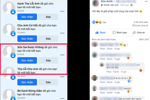Bị bạn gái giận dỗi block, thanh niên lập loạt account Facebook để xin lỗi khiến dân mạng trầm trồ: Sáng tạo thật, "ghim" để học tập
