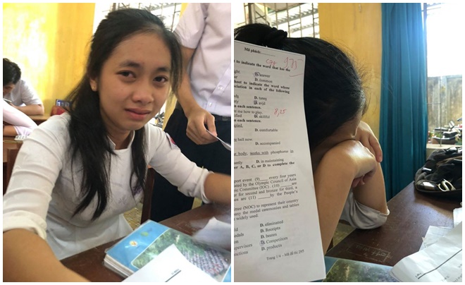 Nữ sinh khóc nức nở vì bài kiểm tra môn Tiếng Anh chỉ đạt... 9,75: "Thấy bạn ấy khóc nên mọi người xung quanh cũng lại an ủi, động viên"
