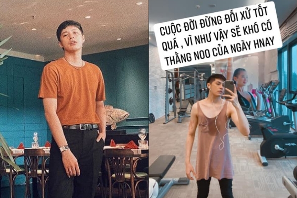 Noo Phước Thịnh mặc váy tập gym khiến dân mạng "hết hồn": Xin hãy trả lại anh Noo của ngày hôm qua