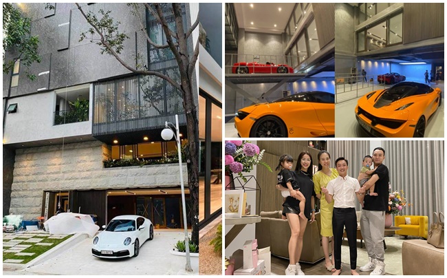 Cận cảnh siêu biệt thự nhà Cường Đô La: Hầm để xe như showroom nổi tiếng, vườn đẹp xanh mướt