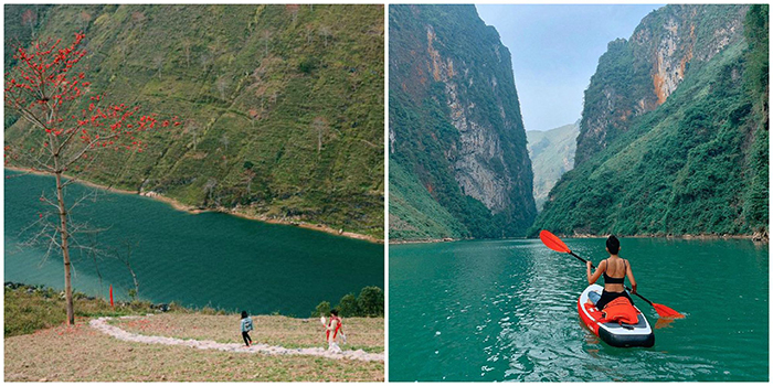 Lên Hà Giang để chèo thuyền kayak trên sông Nho Quế, lướt hẻm Tu Sản sâu nhất Đông Nam Á