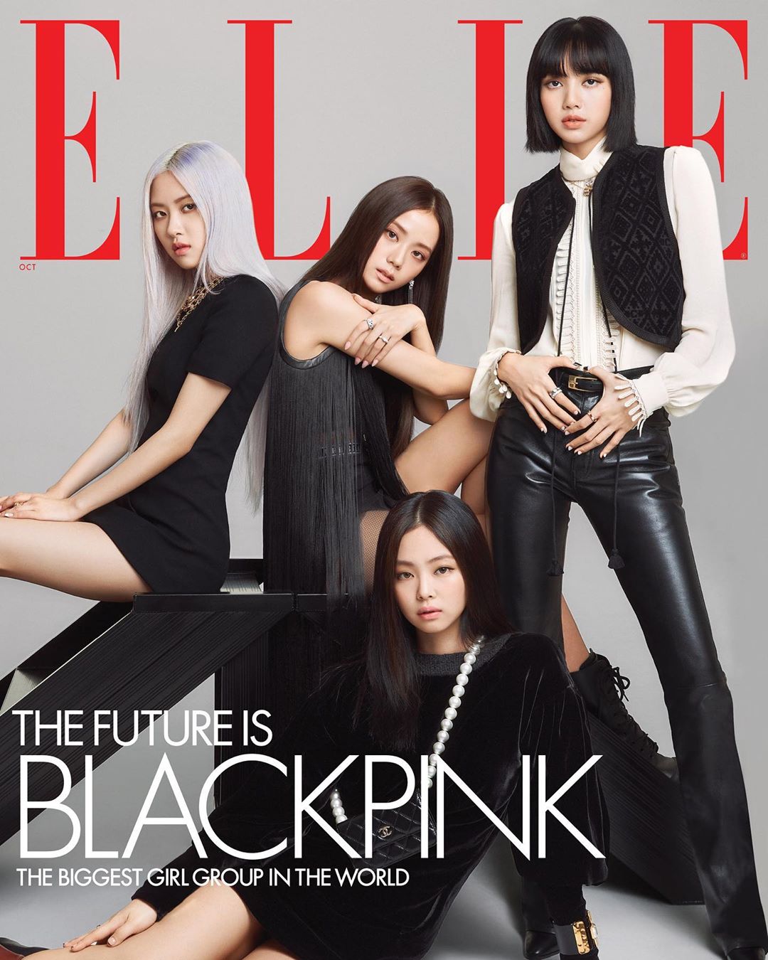 Hãy ngắm nhìn bộ trang phục lộng lẫy của BLACKPINK trên trang bìa tạp chí Elle Mỹ, mỗi hình ảnh đều rất nghệ thuật và đầy quyến rũ.
