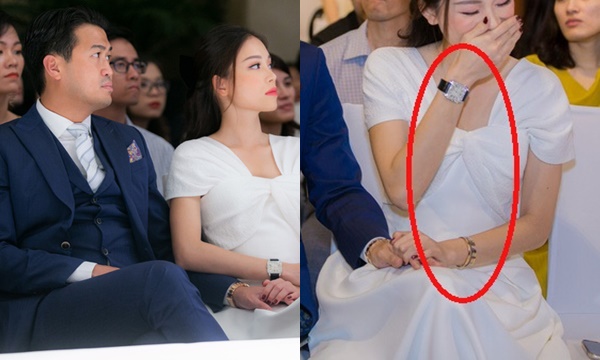 Hiếm hoi hình ảnh Linh Rin - Phillip Nguyễn nắm tay sánh vai, CDM chỉ quan tâm đồng hồ cùng vòng tay bạc tỷ