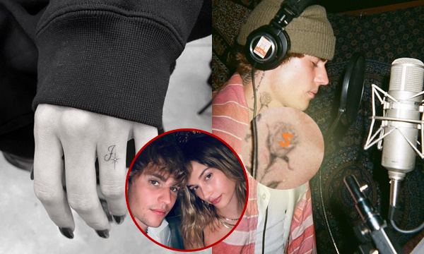 Bị CĐM nghi ngờ xăm tên tình cũ Selena lên cổ, vợ Justin Bieber lên tiếng chữa cháy, xăm lại "chữ này" dằn mặt nhẹ