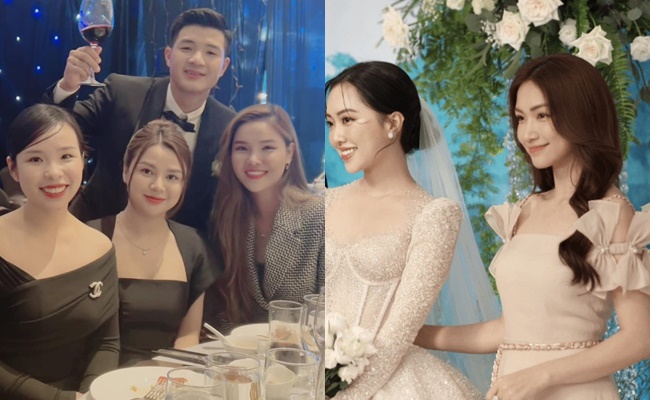 Hòa Minzy và vợ Công Phượng chạm mặt trong đám cưới Đức Chinh: Coi như người dưng