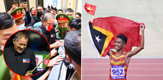 2 VĐV nước ngoài được yêu thích nhất SEA Games 31: "Phù thủy" Reyes và "người hùng" Timor Leste