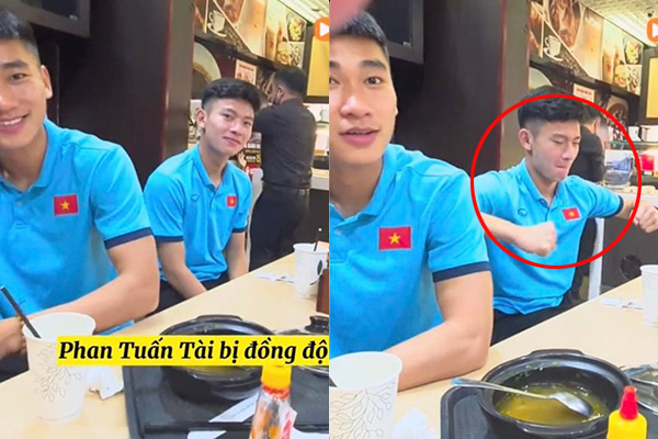 Phan Tuấn Tài phản ứng cute khi bị đồng đội trêu: "Thủ khoa đại học, hot boy và ngoan nhất Việt Nam luôn!" 