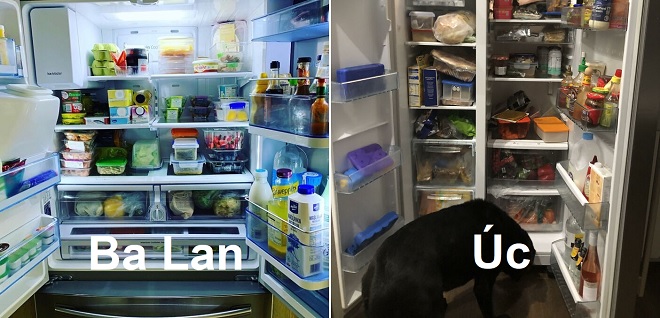 Sự khác nhau bên trong những chiếc tủ lạnh ở khắp nơi trên thế giới