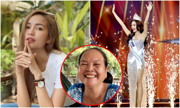 Tân Hoa hậu Hoàn vũ bị mẹ chê không đẹp: Ở nhà nó bình thường lắm