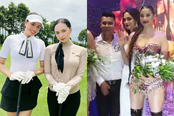 Hết thời "kèn cựa" nhau, Phạm Hương đi chơi golf với Hương Giang: Dẹp ra cho 2 chị Hoa hậu