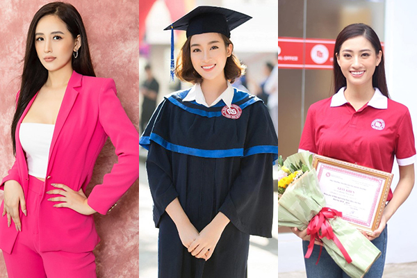 Những nàng hậu có học lực "khủng" của showbiz Việt: Người theo học thạc sĩ, người ẵm hết học bổng của trường 