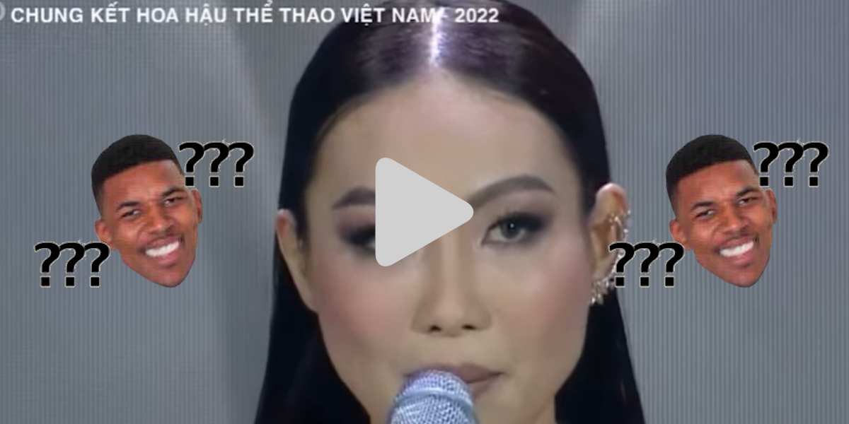 Clip: Pha trả lời "đi vào lòng đất" ở chung kết Hoa hậu Thể thao Việt Nam 2022