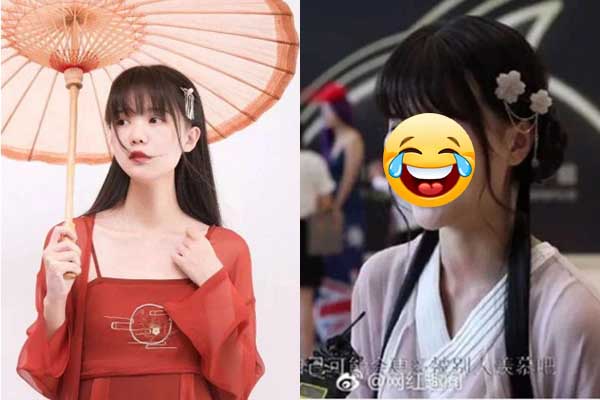 Tự tin khẳng định "không bao giờ dùng photoshop", "hot girl cổ trang" bị bóc mẽ nhan sắc trông như bà thím