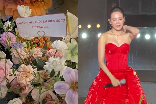 "Mặt bóng nhẫy" trở lại showbiz, Hiền Hồ được dàn sao Việt chúc mừng như trúng số: Erik gửi hoa "Thương Em"