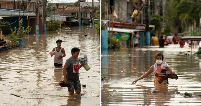 Thiệt hại bước đầu do siêu bão Noru gây ra cho Philippines