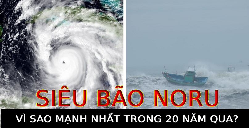 Vì sao Noru trở thành siêu bão mạnh bậc nhất trong vòng 20 năm qua?