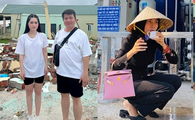 Sao Việt đi từ thiện "bằng tâm" nhưng dát toàn đồ hiệu: Thủy Tiên mang túi 200 triệu, Đoàn Băng Di đi dép 20 triệu đồng