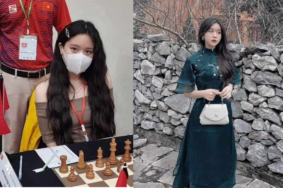 Vừa xinh đẹp lại giỏi giang: Hot girl 17 tuổi "trường người ta" giành HCV cờ vua châu Á
