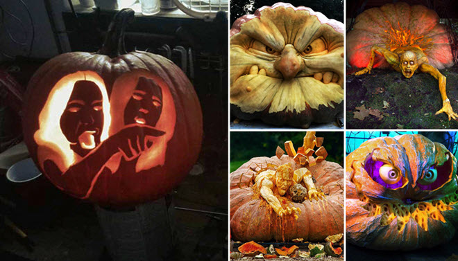 Netizen thế giới thể hiện kỹ năng khắc bí ngô đón mùa Halloween 2022
