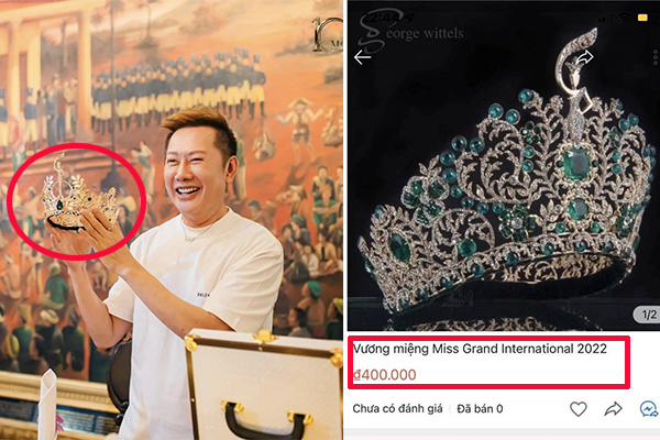 "Gánh xiếc" Miss Grand International: Vương miện Hoa hậu được giao bán trên shoppe với giá 400.000 đồng!
