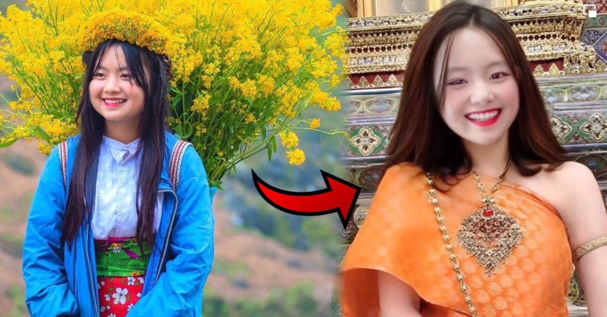 Phung Phinh versetzt Internetnutzer mit der „hübschen“ thailändischen Version des Mädchens in Ekstase.