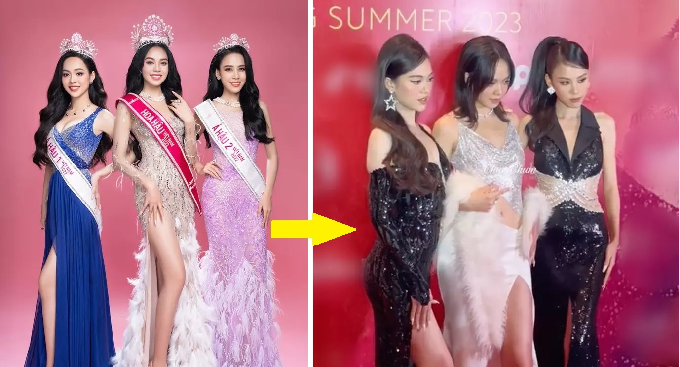 Top 3 Hoa hậu Việt Nam 2022 dự sự kiện thảm đỏ, bị nhận xét "trông nhỏ xíu như học sinh cấp 3 đi quẩy"