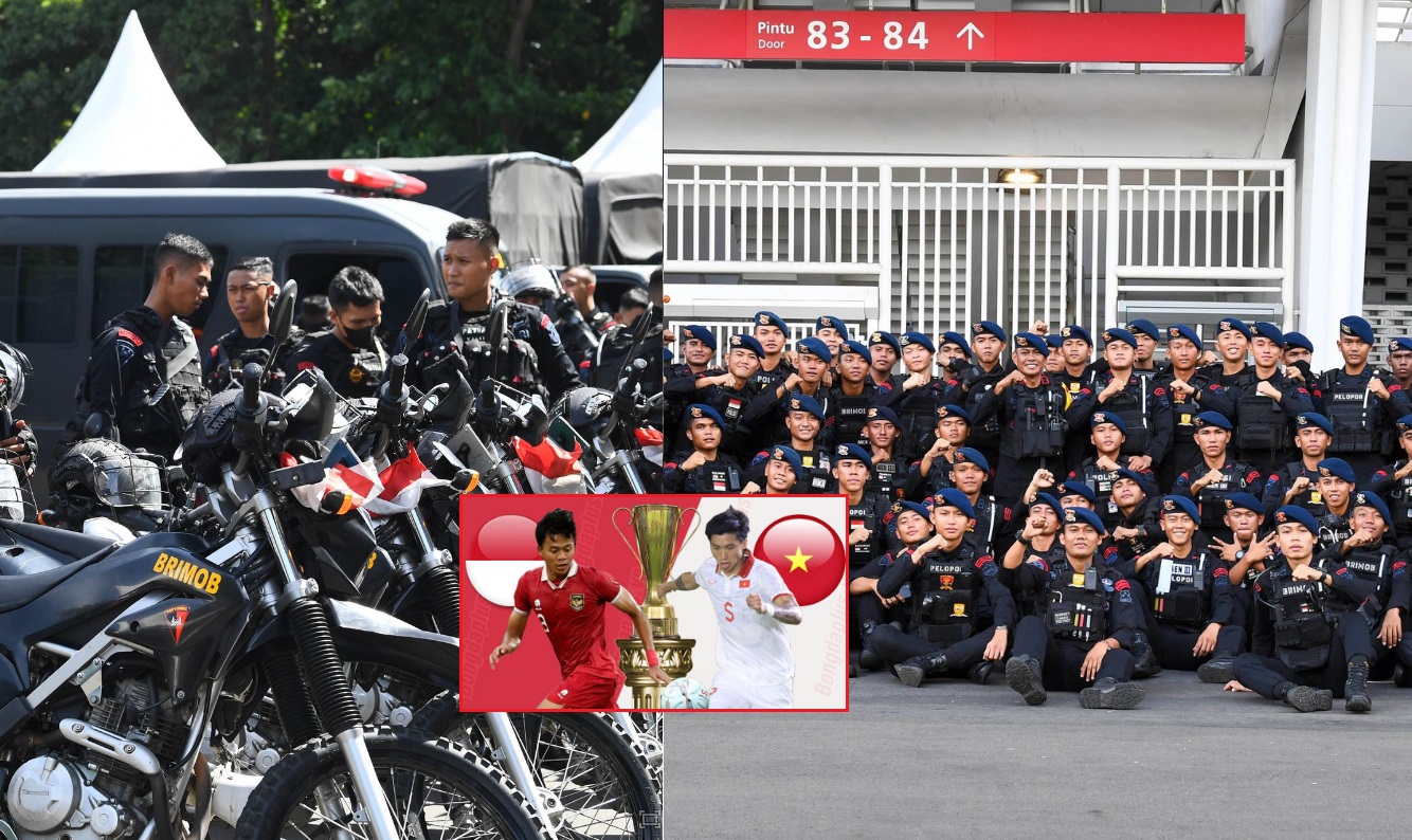 Việt Nam vs Indonesia: Hàng trăm xe chuyên dụng, khoảng 3.000 người được điều động đảm bảo an ninh