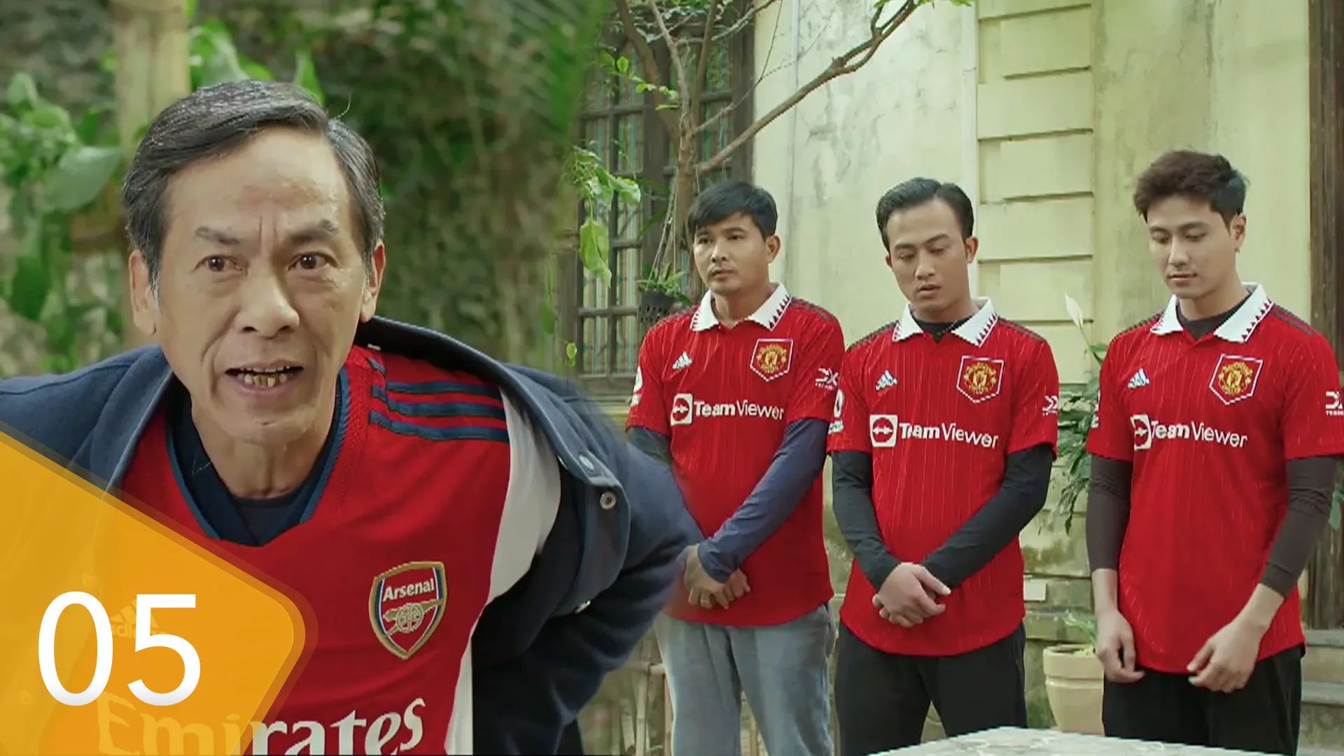 Phim Việt hot nhất hiện nay gây sốt vì độ "mặn": Cả gia đình hục hặc cãi nhau vì Arsenal và MU