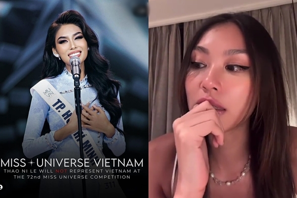 Thảo Nhi Lê livestream khóc giữa đêm vì bị mất suất thi Miss Universe 2023: Quá ác với chị