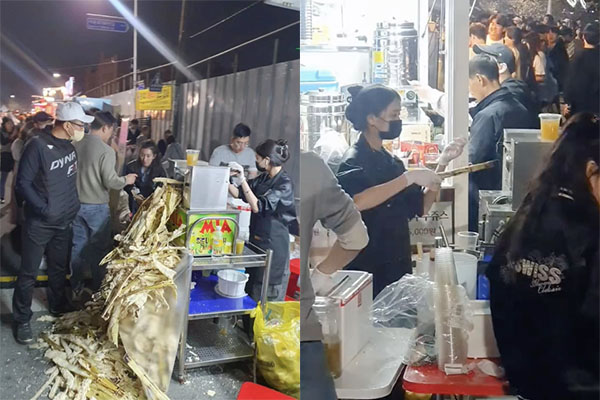 Xe nước mía Việt bán "cháy hàng" ở Hàn Quốc: Hai ngày bán hết 900kg mía, khách xếp hàng như đi trẩy hội