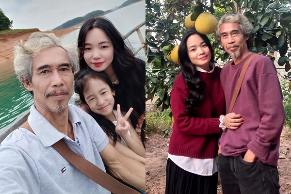 Tóc bạc trắng, nghệ sĩ "khổ nhất màn ảnh Việt" được vợ kém 25 tuổi yêu chiều: Giờ toàn đi du lịch
