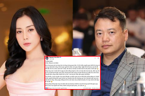 Shark Bình thông báo đã hoàn tất thủ tục ly hôn, Phương Oanh liền có phản ứng khiến ai cũng "sốc"