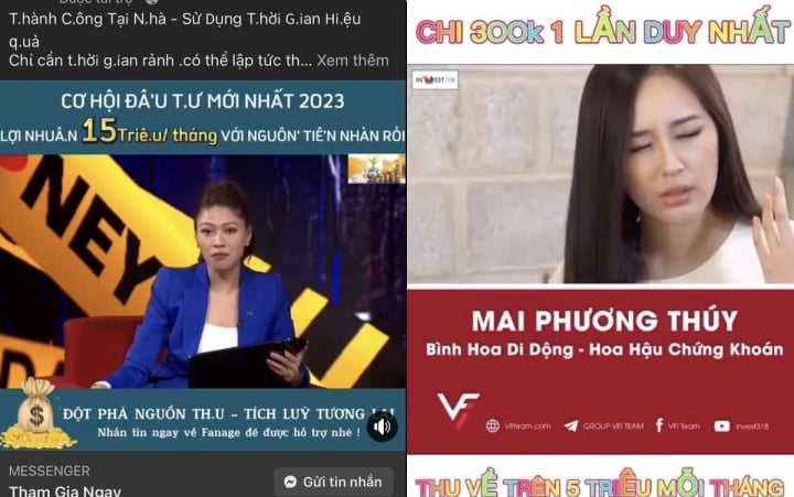 Ngọc Trinh, Mai Phương Thúy bị lợi dụng hình ảnh quảng cáo kiểu "nhà tôi 3 đời"