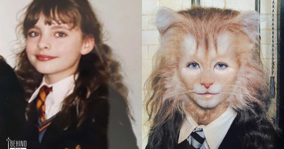 Điều thú vị về “cô mèo” Hermione ở Harry Potter: Sau lớp mặt nạ là mỹ nhân xinh chả kém ai.