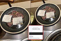 Cô gái bị nhân viên nhà hàng Hàn Quốc phục vụ đĩa thịt 
