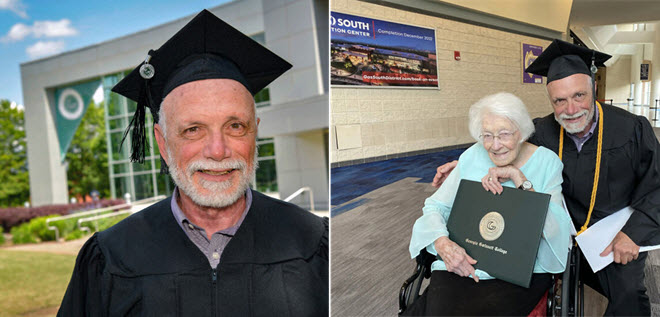 Bà mẹ 99 tuổi tự hào chứng kiến ​​con tốt nghiệp đại học ở tuổi 72