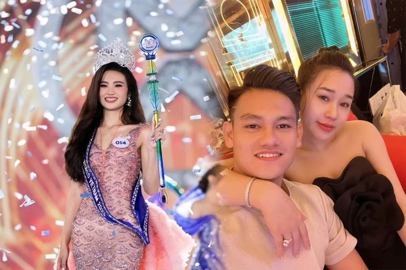 Tuyển thủ quốc gia Việt Nam bị tung tin bên cạnh Hoa hậu Ý Nhi, bà xã buộc phải lên tiếng