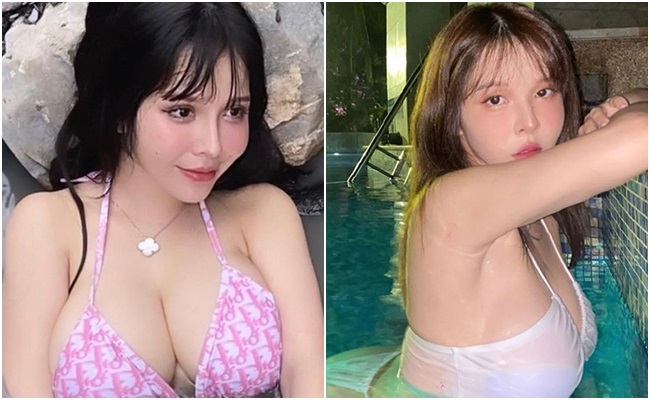 “Mỹ nhân có vòng 1 đẹp nhất Châu Á” diện bikini mỏng manh đi tắm suối, lộ body trắng hơn cả Ngọc Trinh