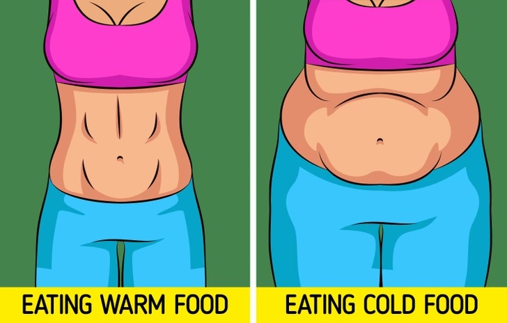 thực phẩm nóng và thực phẩm lạnh