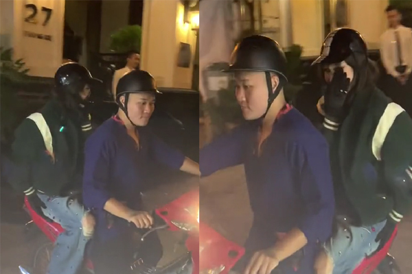 Lộ clip Hiền Hồ đi từ khách sạn ở Hà Nội ra trong đêm, che mặt kín mít nhưng ai cũng nhận ra