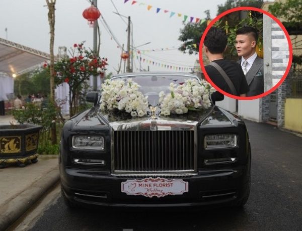 Cận cảnh siêu xe đón "vợ yêu" trị giá hàng chục tỷ đồng của cầu thủ Quang Hải 