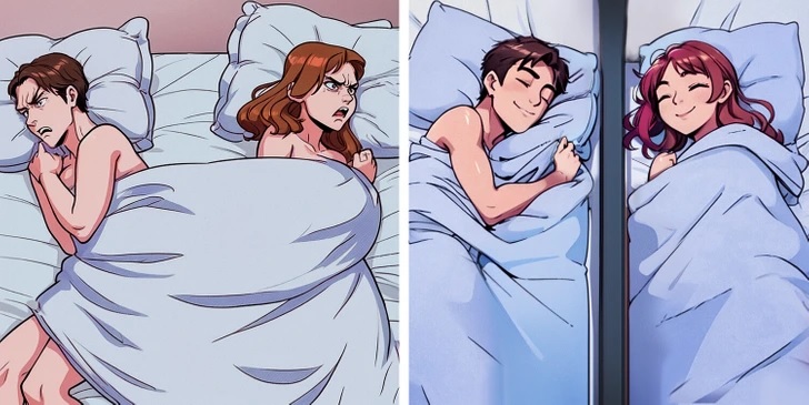 Tại sao các cặp vợ chồng hiện đại chung giường