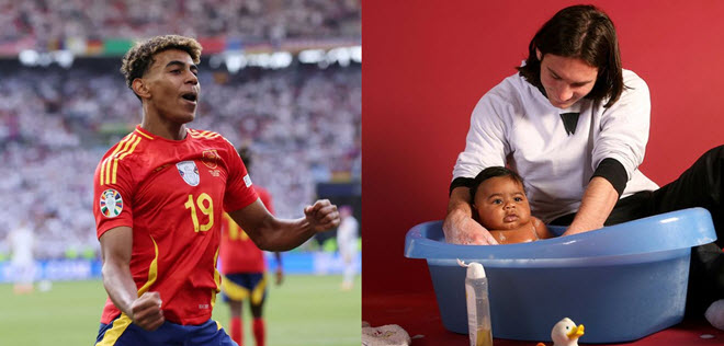 Lionel Messi "nhả vía" cho thần đồng số 1 EURO 2024 Lamine Yamal ngay khi còn là một đứa trẻ