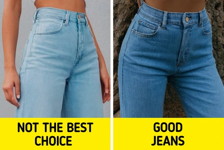 phân biệt quần jeans rẻ tiền với quần chất lượng tốt