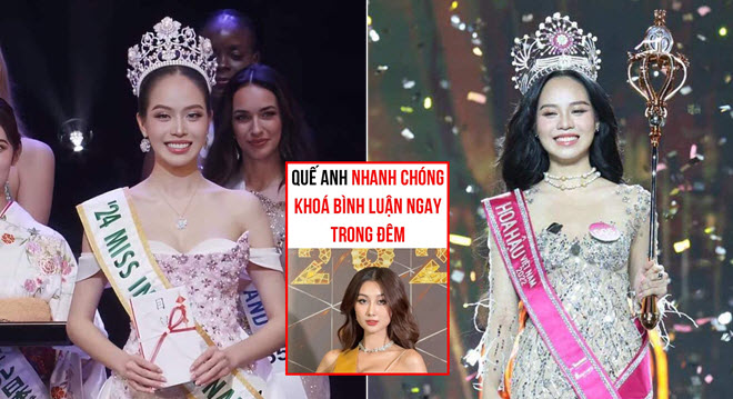 Mừng Hoa hậu Thanh Thủy ẵm vương miện Miss International 2024, dân mạng liên tục réo tên Quế Anh và Kỳ Duyên